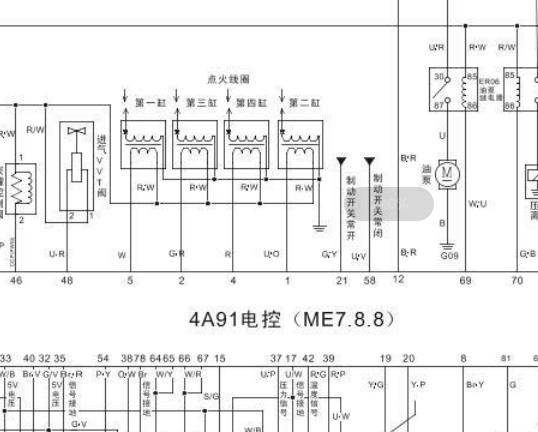 奔驰C300L18年电路图