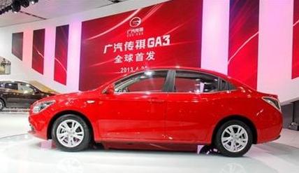广汽传祺GA3表格