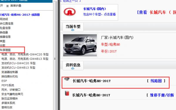 哈佛H6通用年份电路图