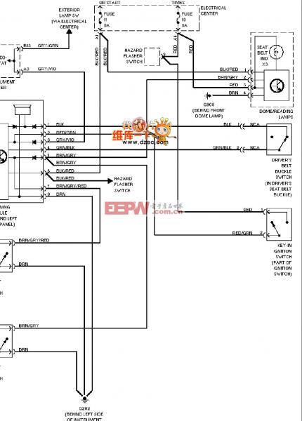 进口奔驰R40017电路图