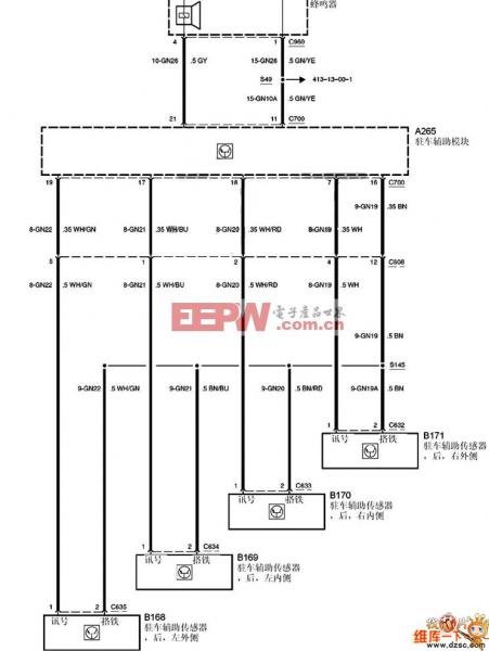长安福特福克斯(FOCUS)电路图表格展示