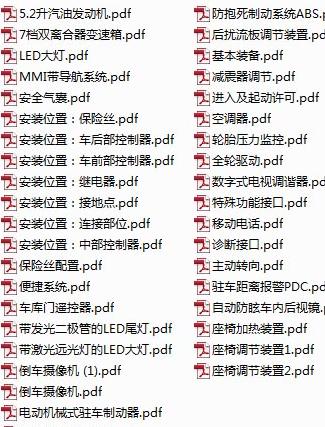  2006 2015年奥迪R8维修手册电路图及关键维修部件解析